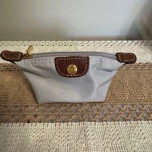 Longchamp Gray Coin Pouch